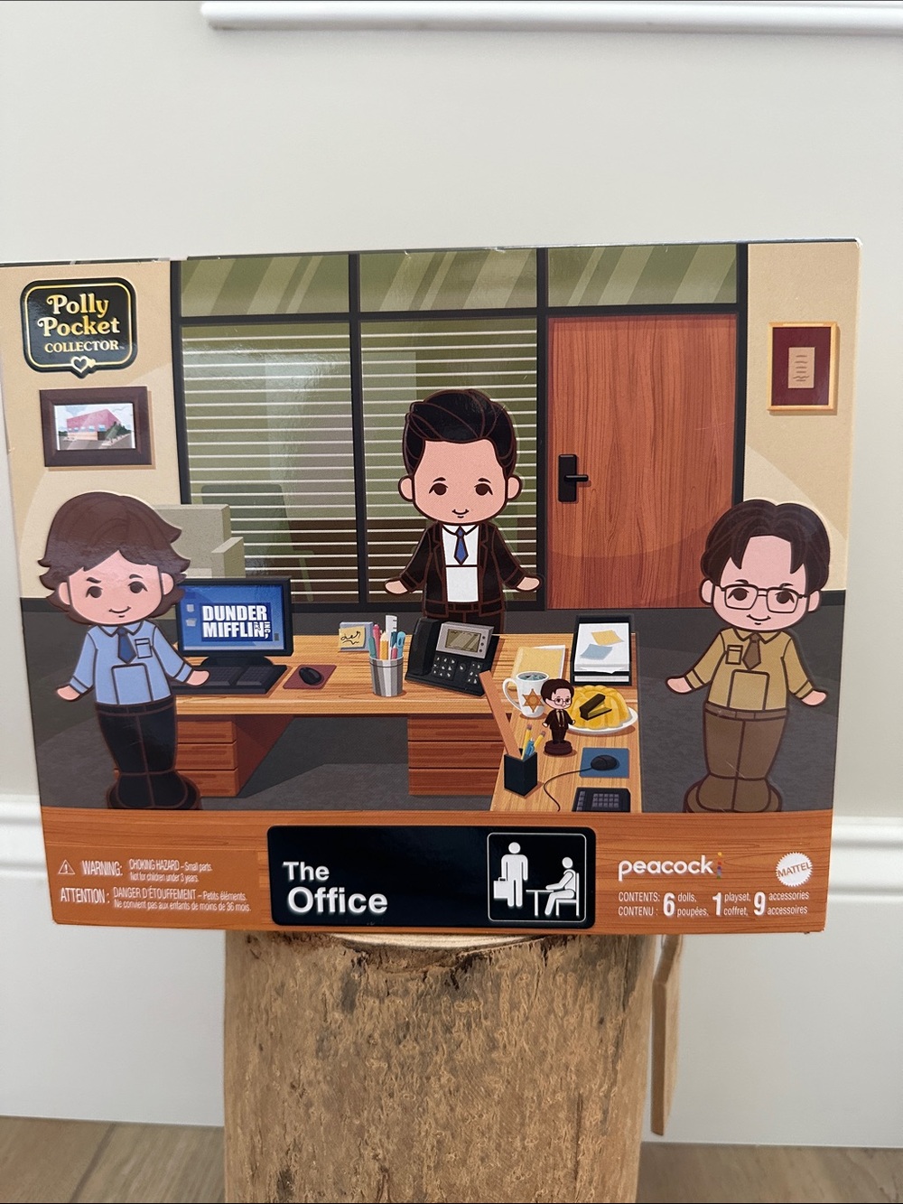 Polly Pocket Collector The Office Playset – Brown & Tan